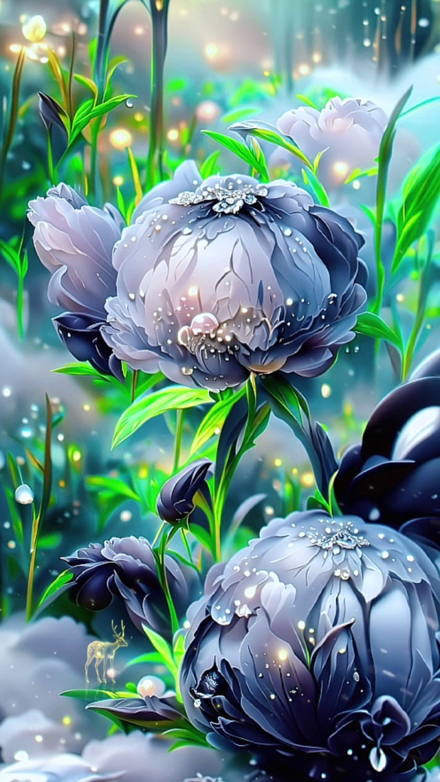 等待盛开的花苞