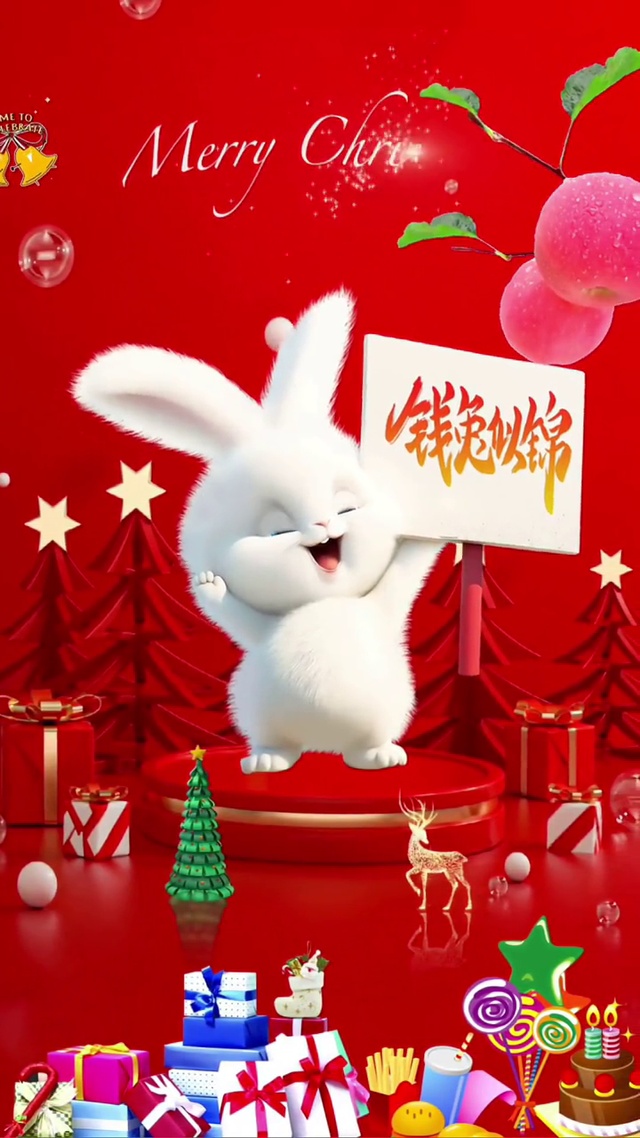 圣诞快乐，前兔似锦。