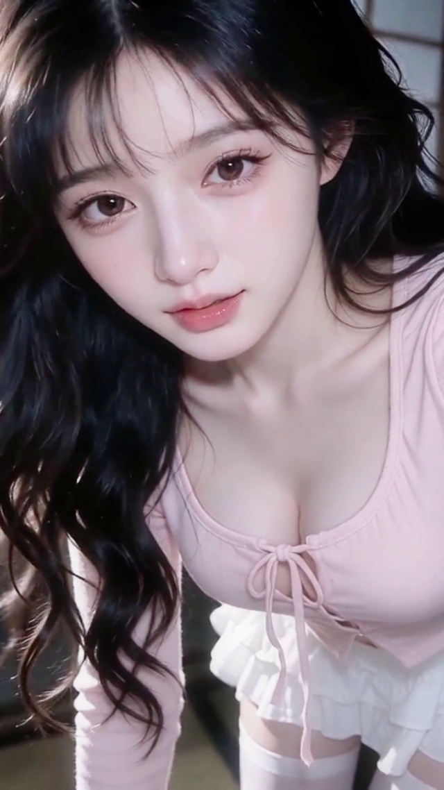 镜头前清纯少女