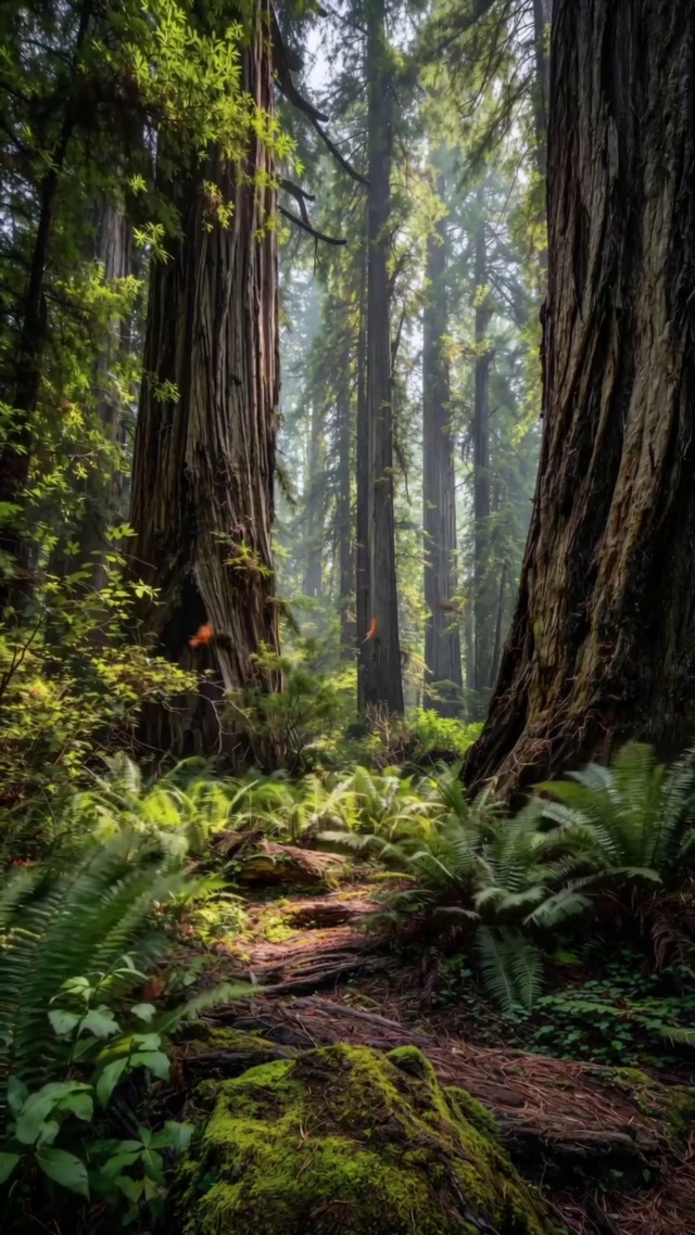 红杉深林，被阳光吻过的秘境
