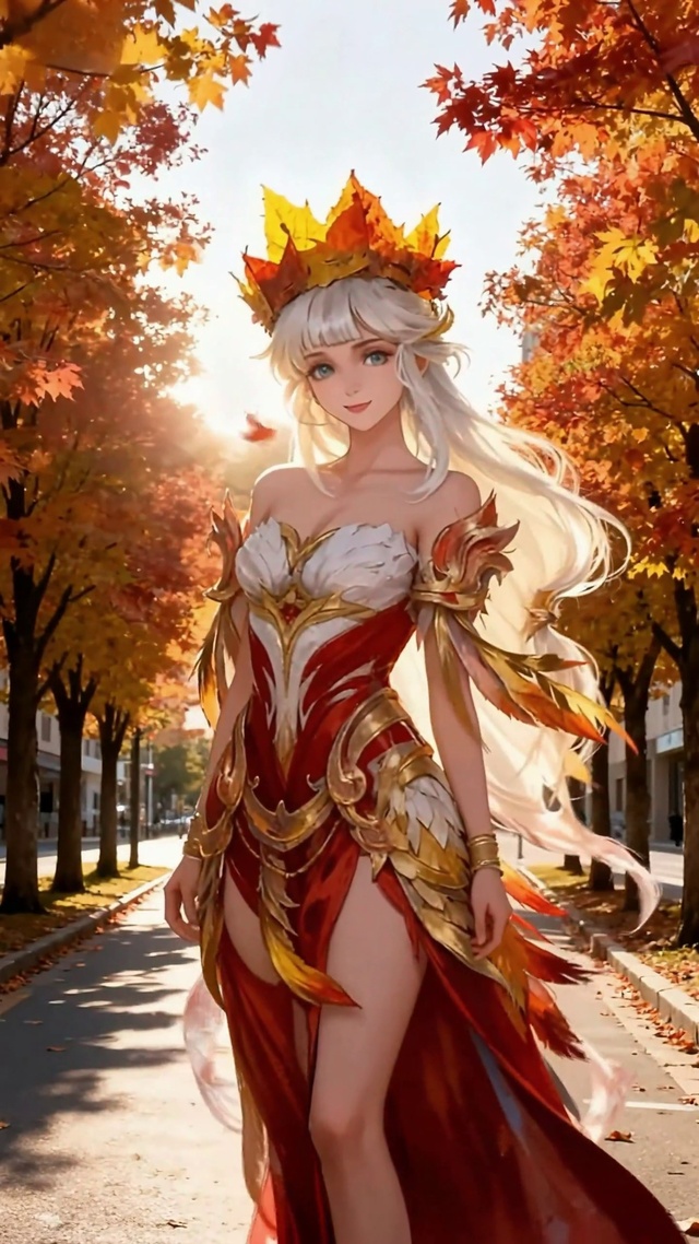 王昭君枫叶王冠