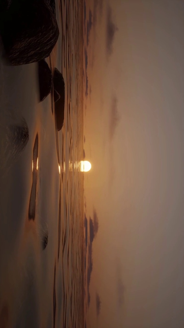 海洋的日出