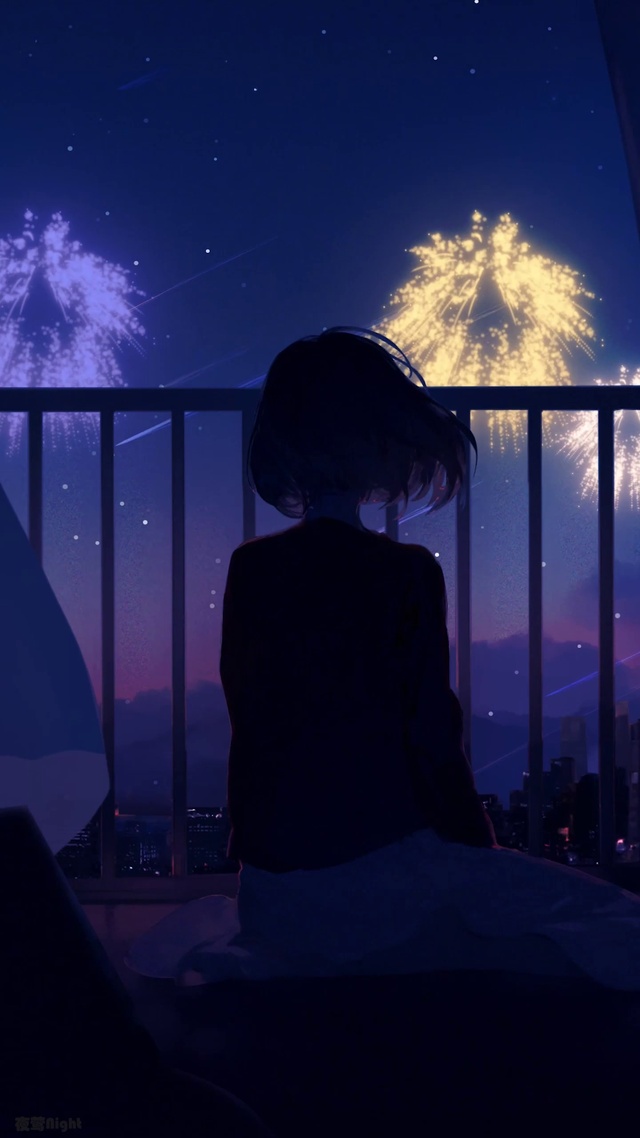 Alone 孤独少女 夜晚