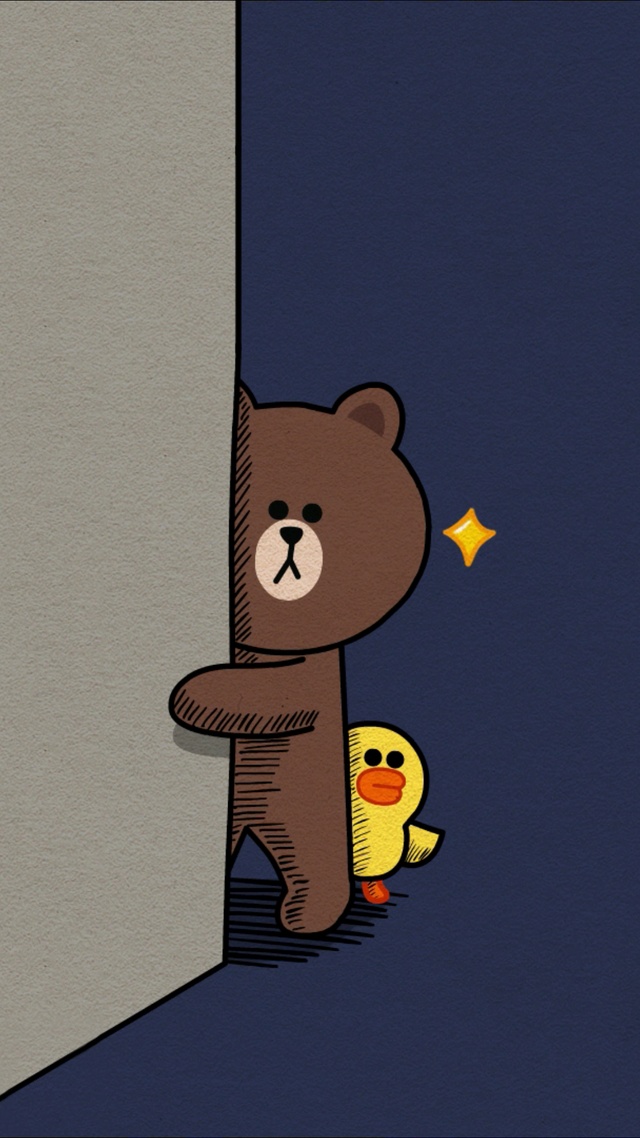 布朗熊和小黄鸭