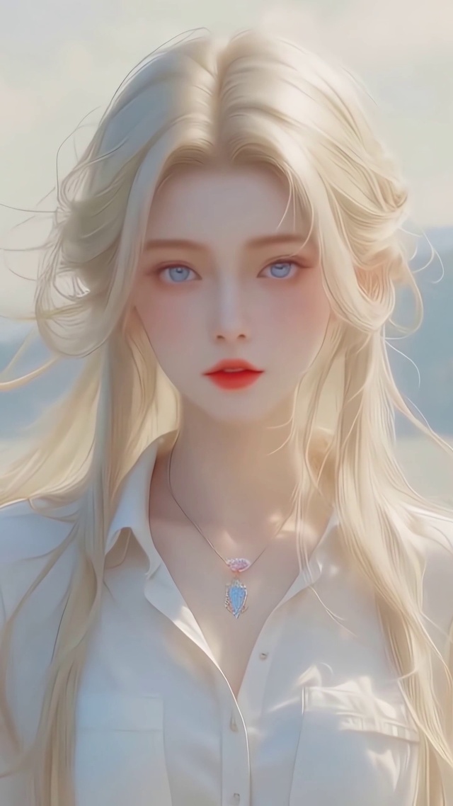 气质金发美女