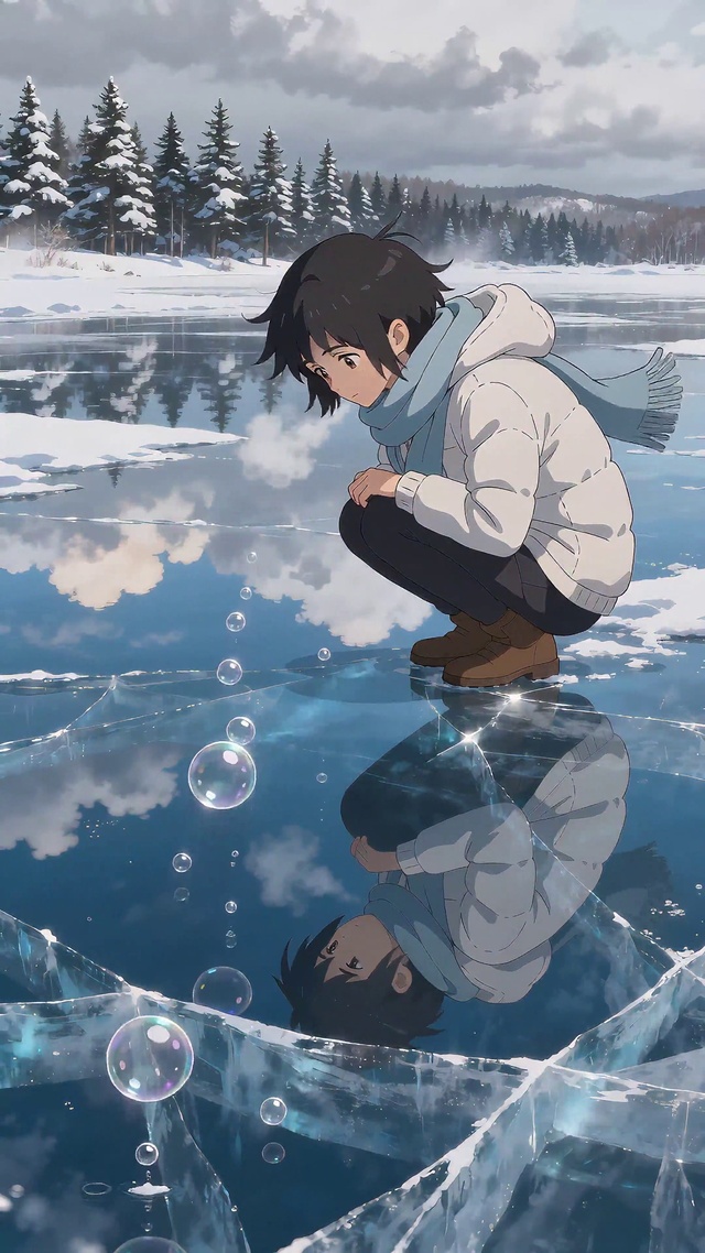 湖面双生