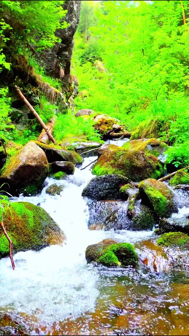 护眼溪流