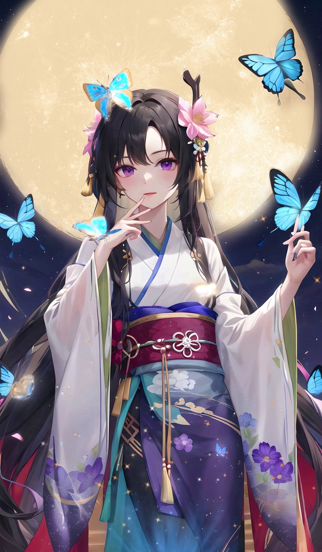 月光下的蝴蝶仙子