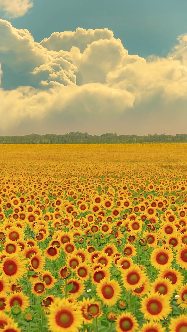 唯美向日葵花海