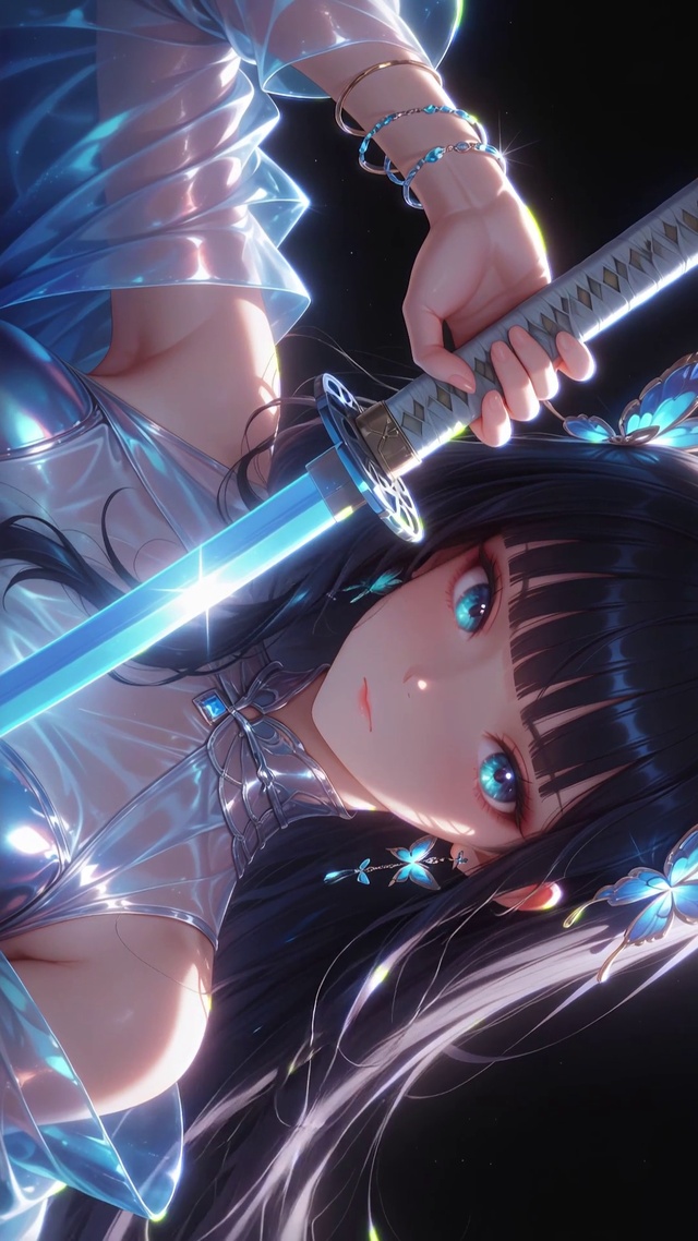 持剑美女