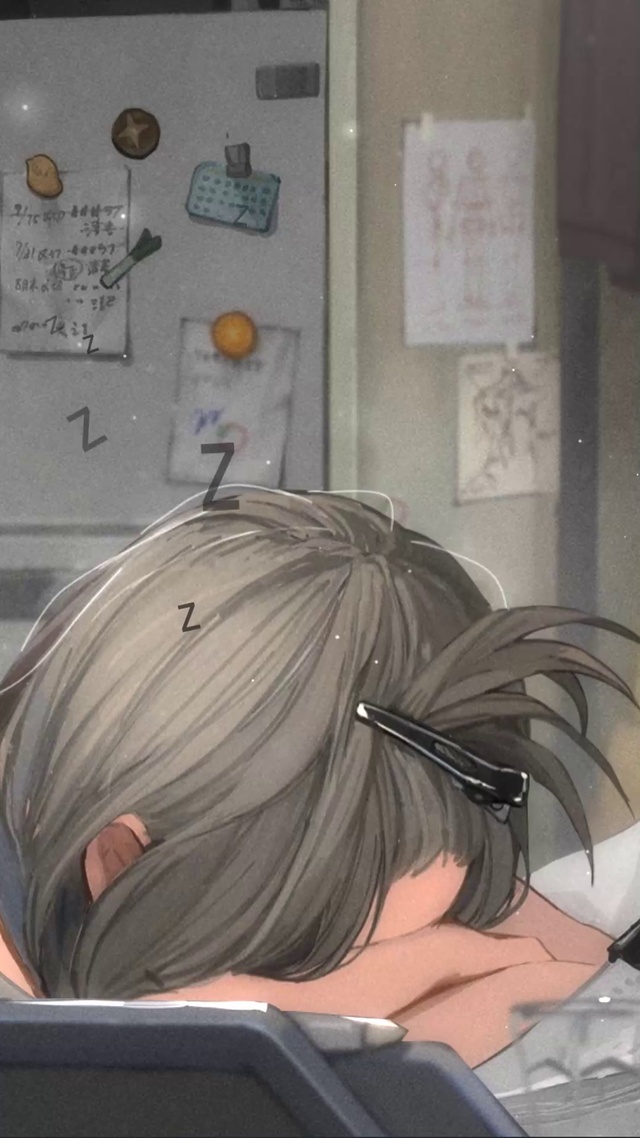 午睡女画师