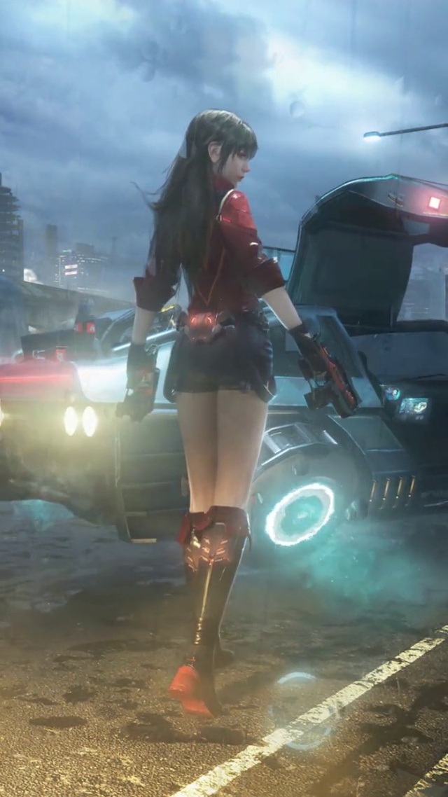 赛博朋克 女警