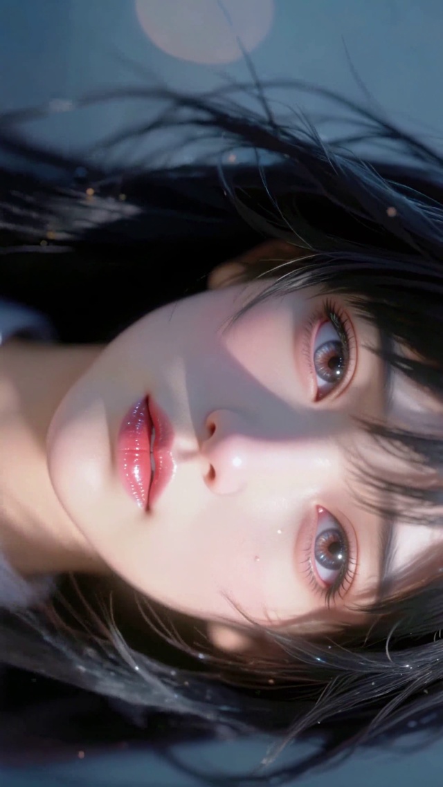 清透少女凝眸