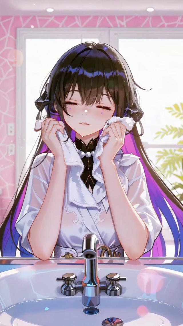 浴室少女大丽花