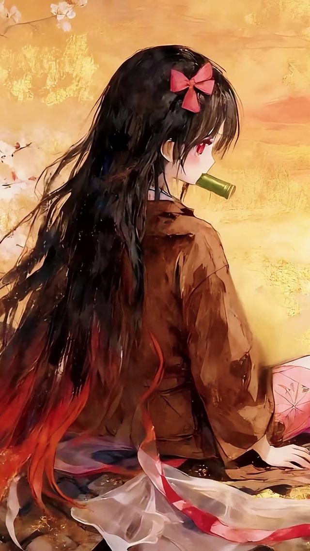 屋檐上的祢豆子