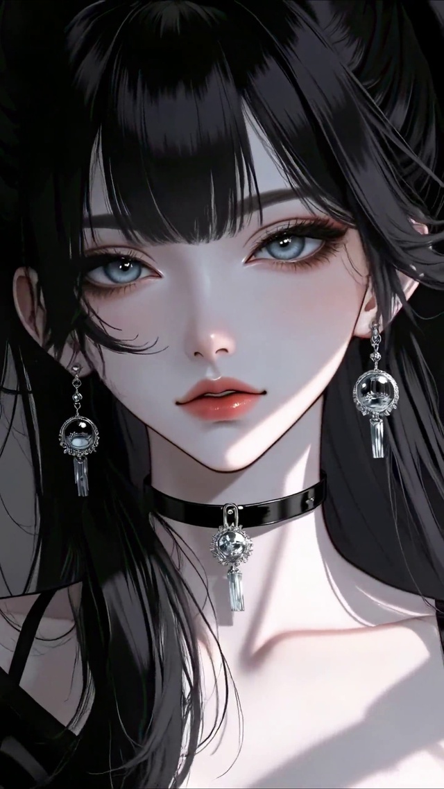 暗调漫影女神