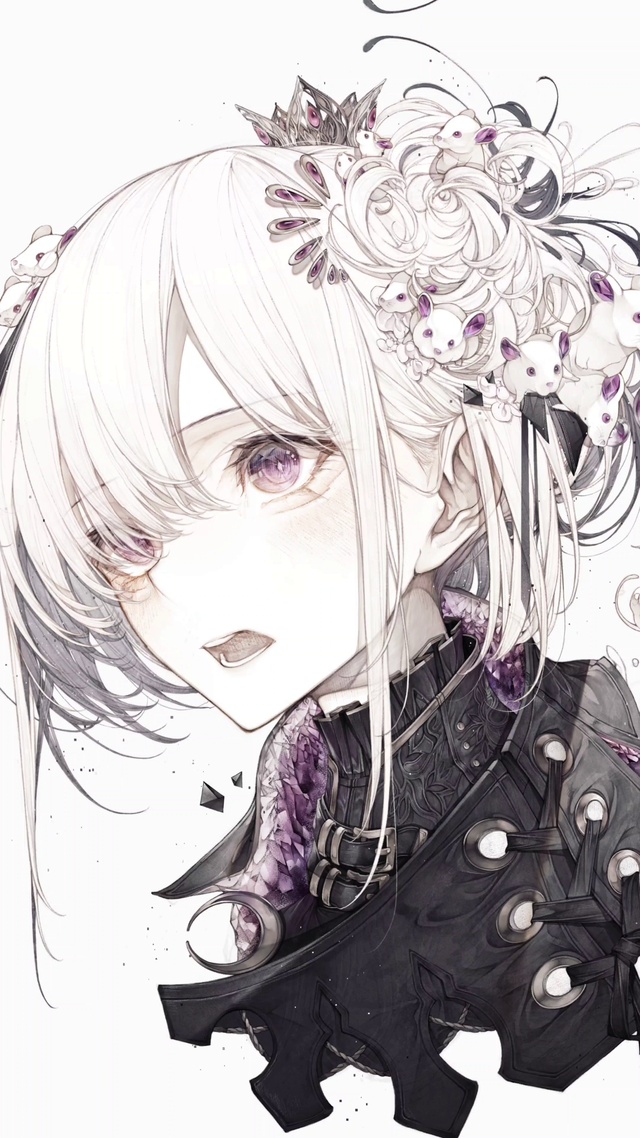 简约唯美少女壁纸4k