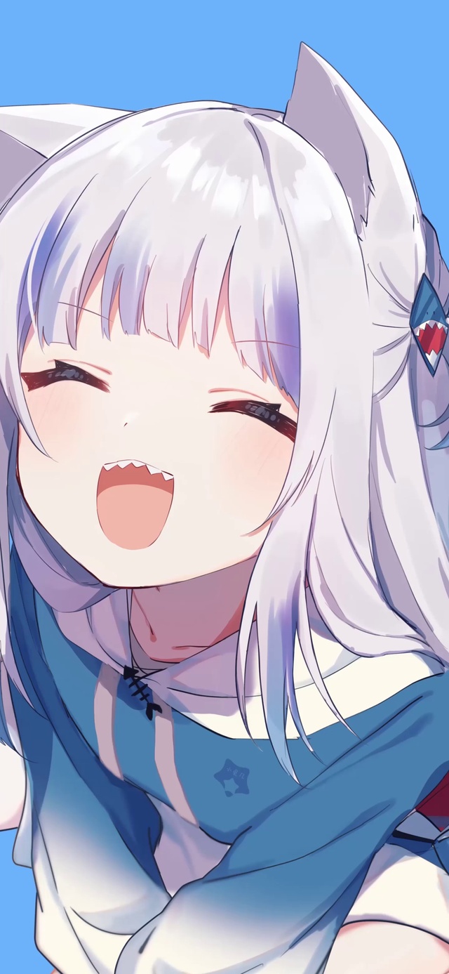 全网最最最可爱的小鲨鱼嗷!
原图画师：望月もち
画师 Link: https://www.pixiv.net/users/15147502
图片ID：87135236
动态