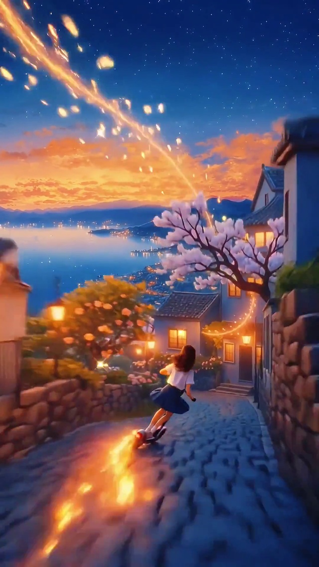 黄昏的浪漫街区