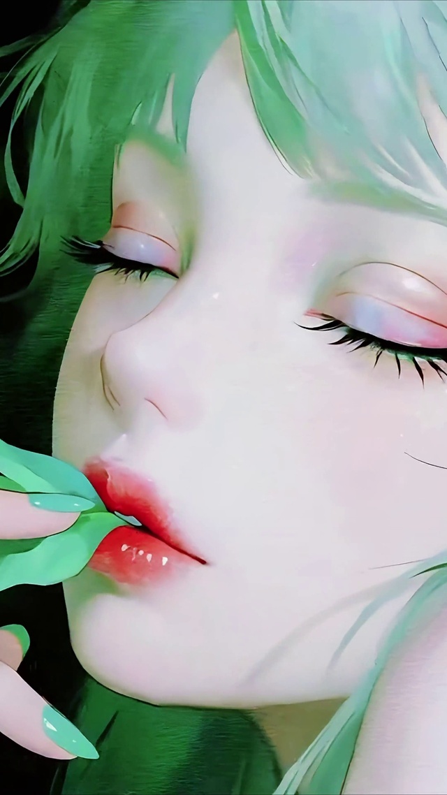 少女的叶脉私语