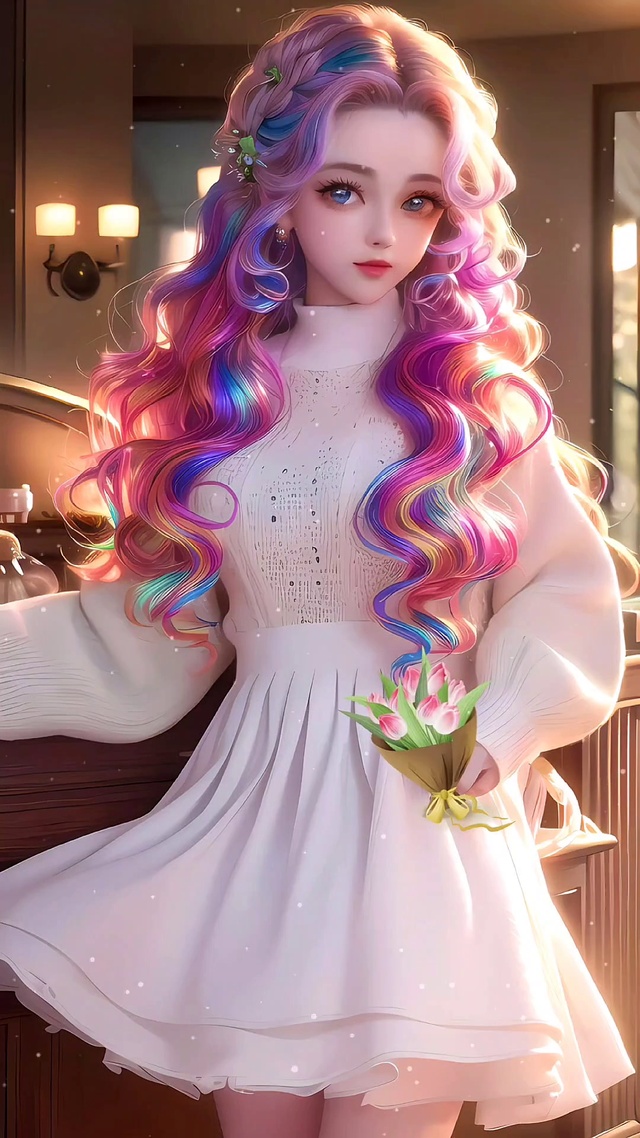 白衣少女