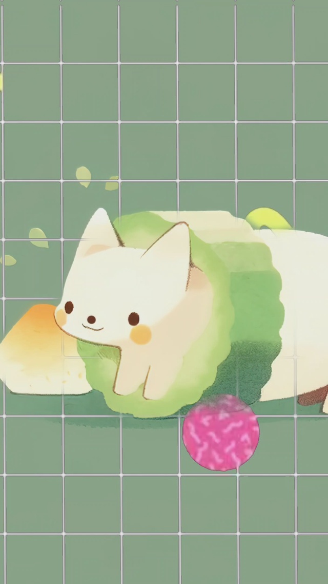 可爱白狐