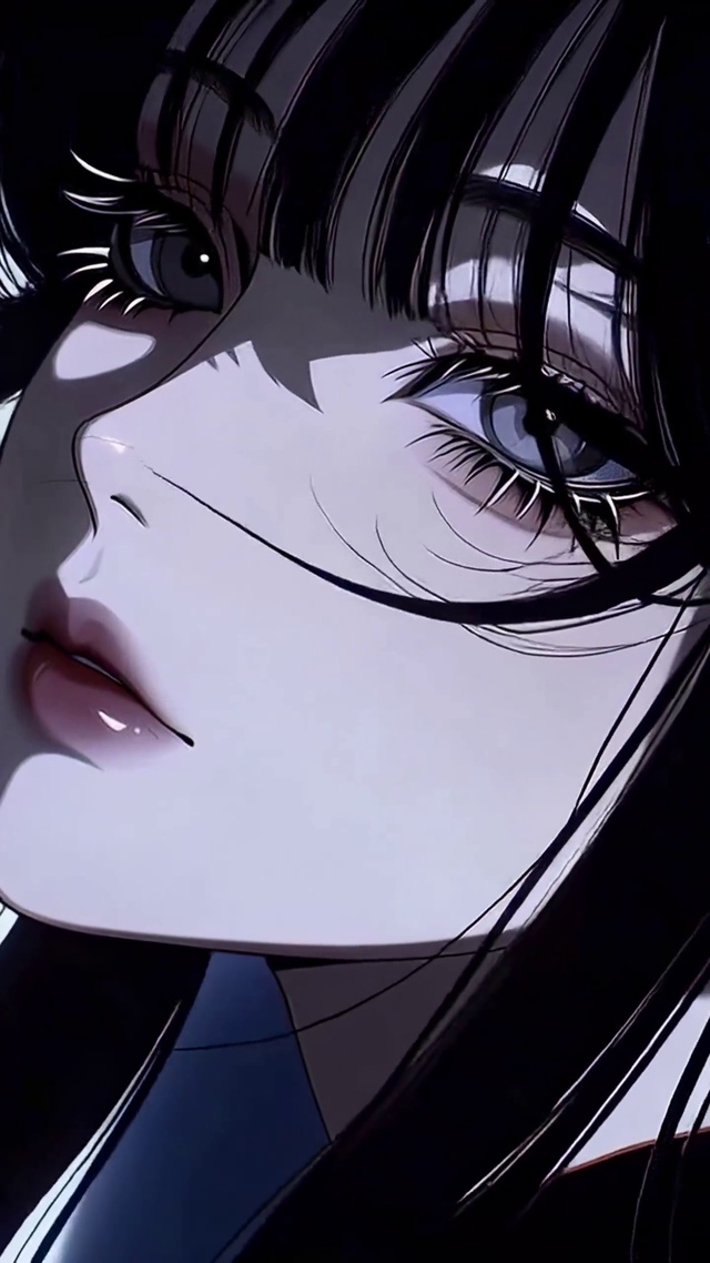 暗夜发光樱花冷艳美少女