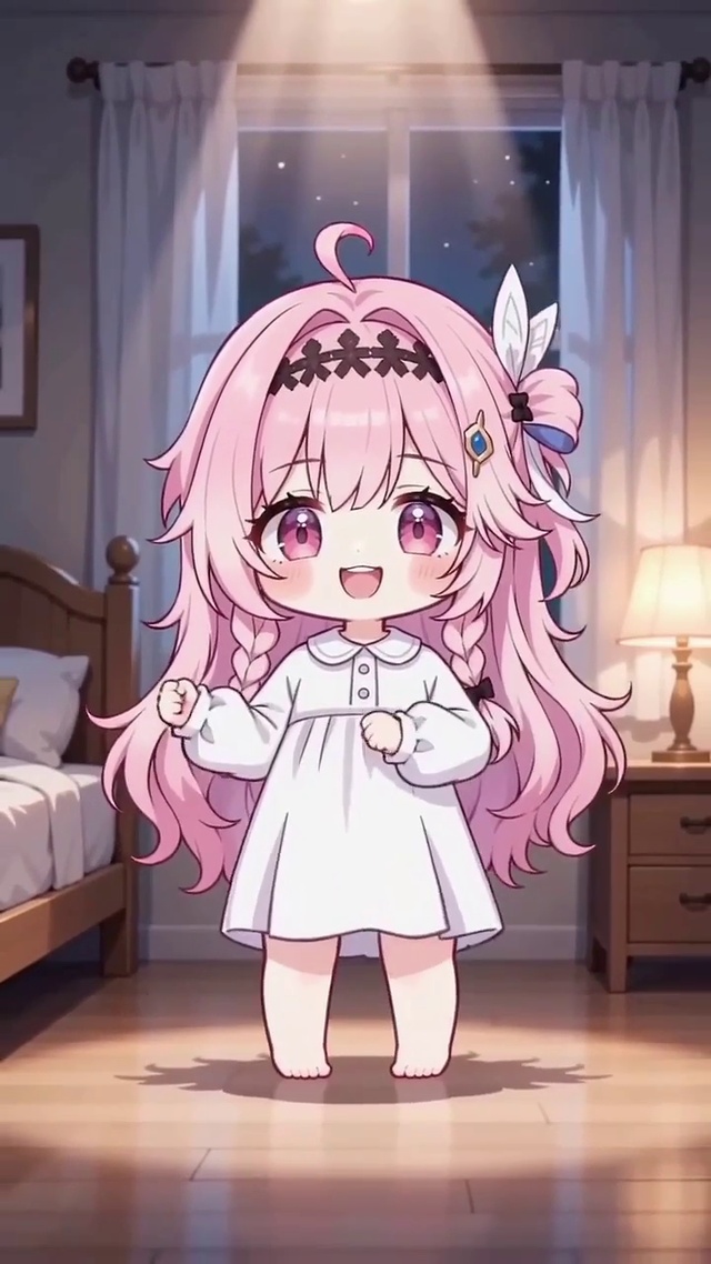 可爱的二次元动漫小女孩