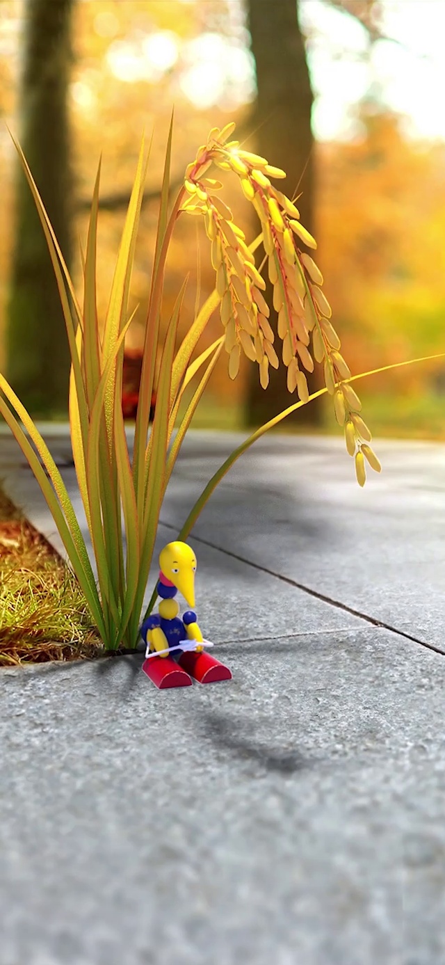 积木奥斯卡-治愈稻谷