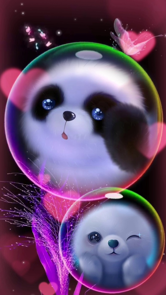 可爱的小熊小宠物