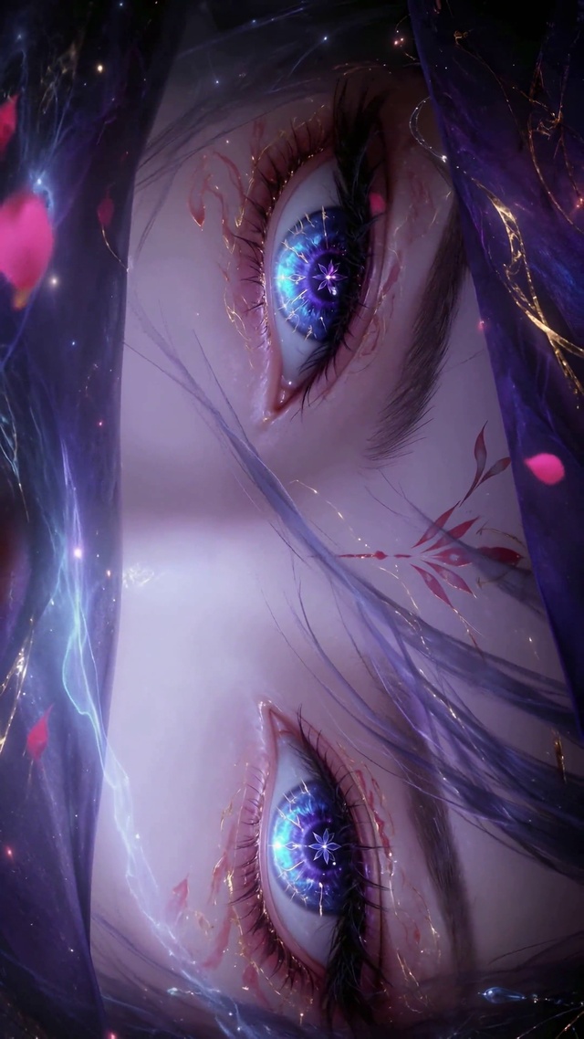 梦幻星空眼眸