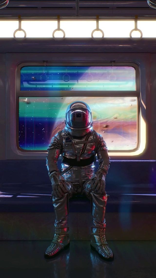 4K科幻木星星际列车