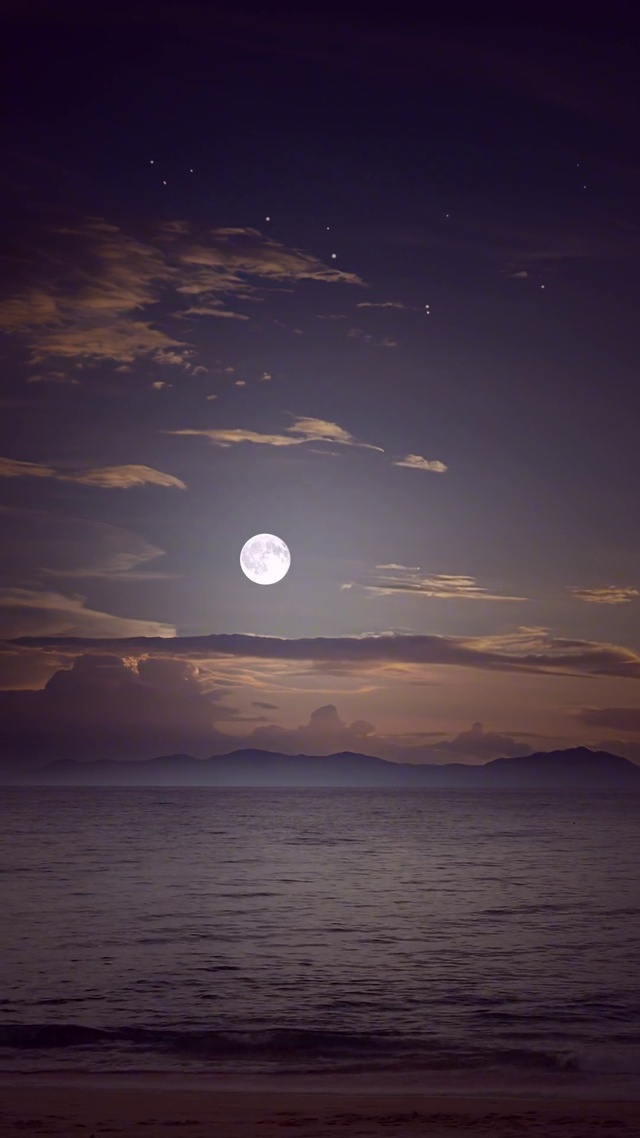 海上升明月，天涯共此时。