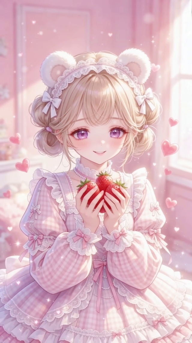 软乎乎少女梦幻草莓一隅