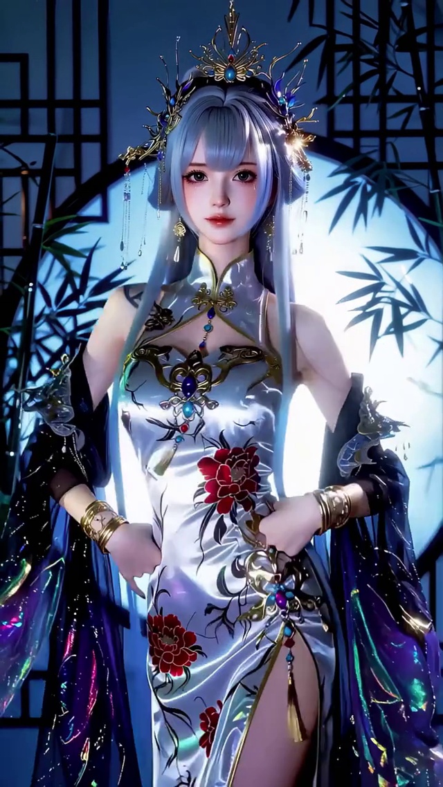 可爱清纯的旗袍美女