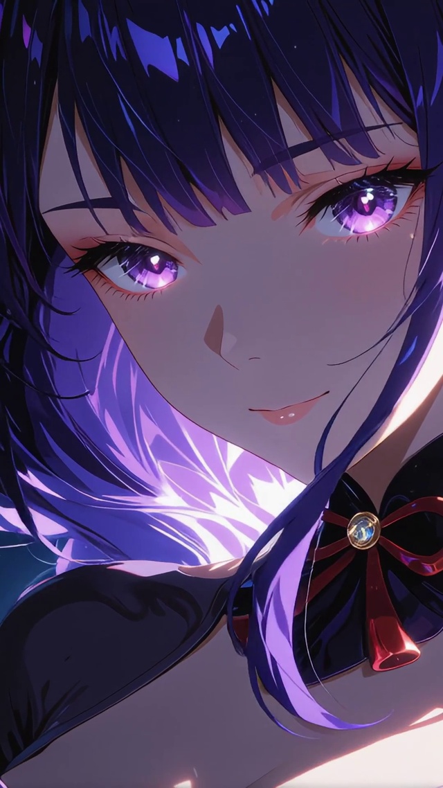 紫发少女