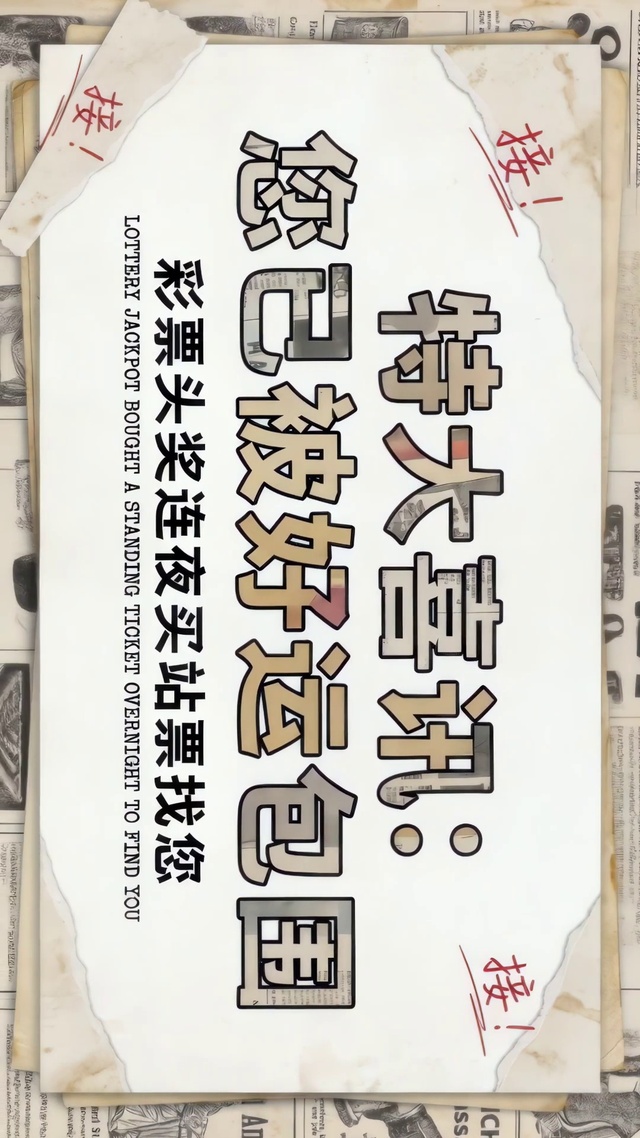 好运包围通知书