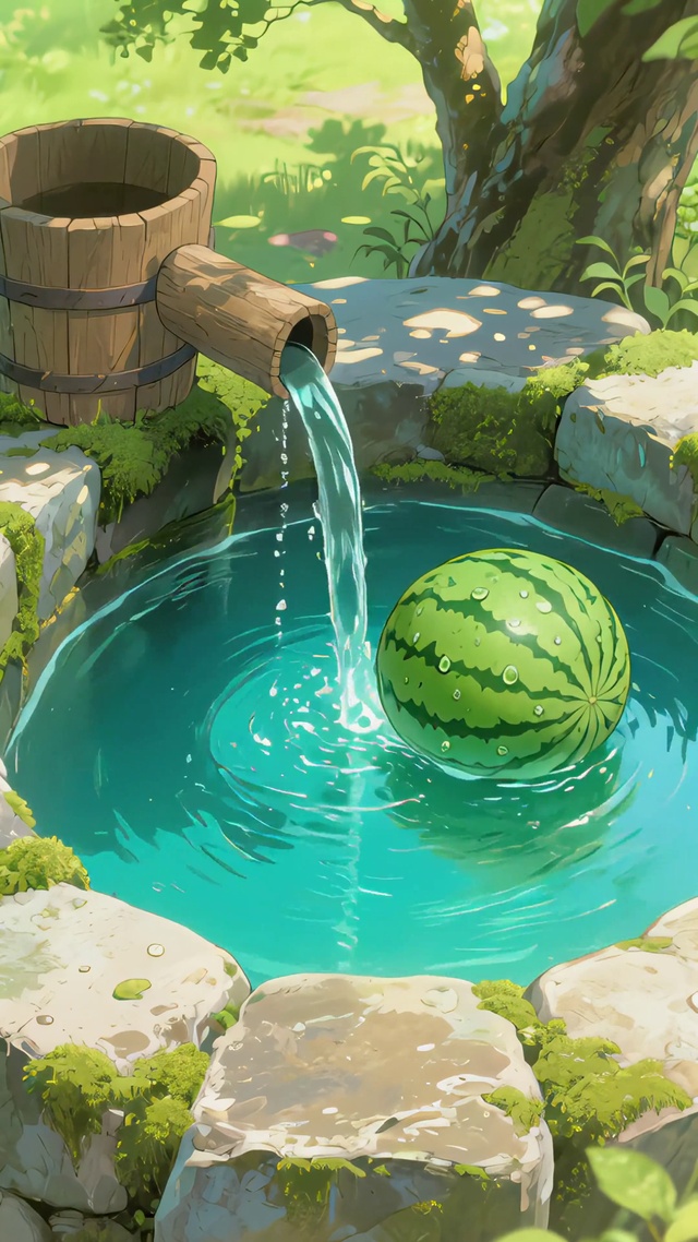 夏日清凉的西瓜