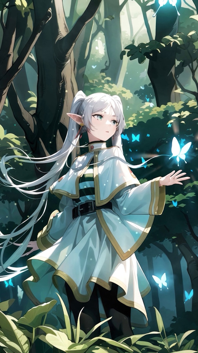 可爱精灵女孩