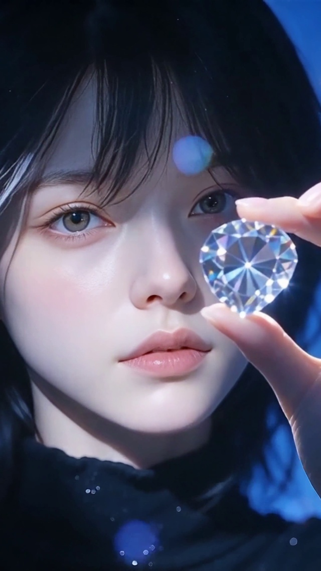 荣耀黎明的持钻少女