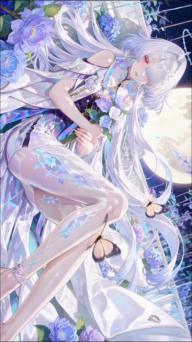 月夜花海莫宁