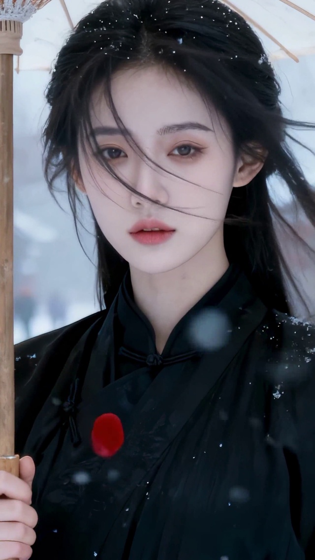 雪巷红瓣