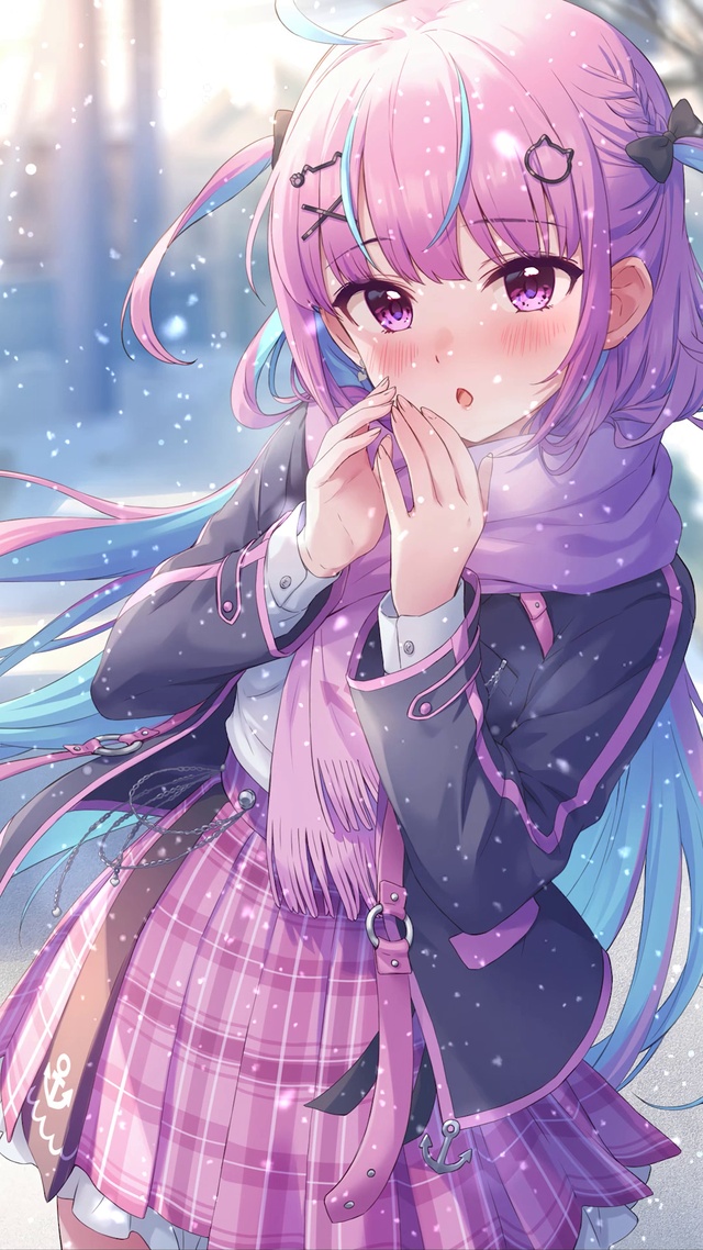 冬雪少女