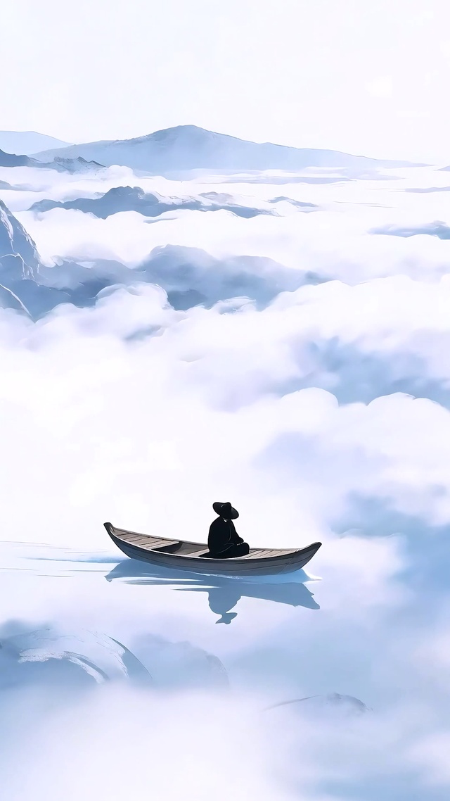 云海一叶扁舟