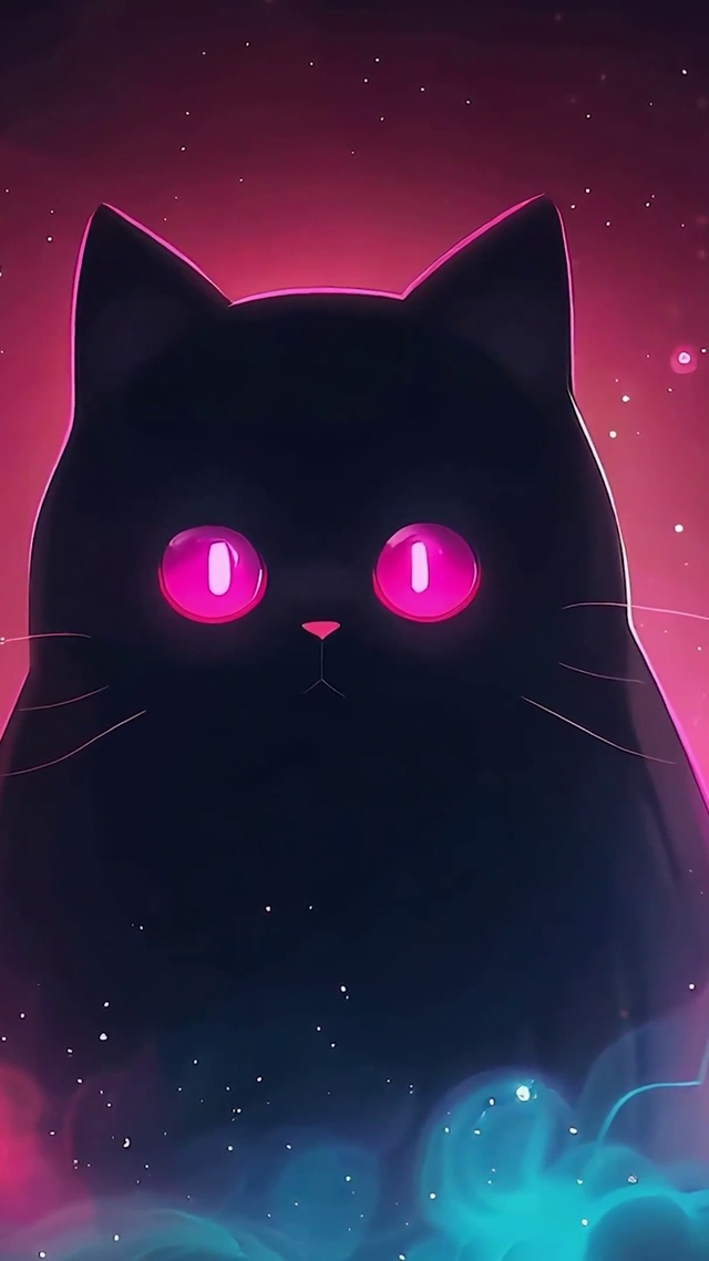 夜景猫咪