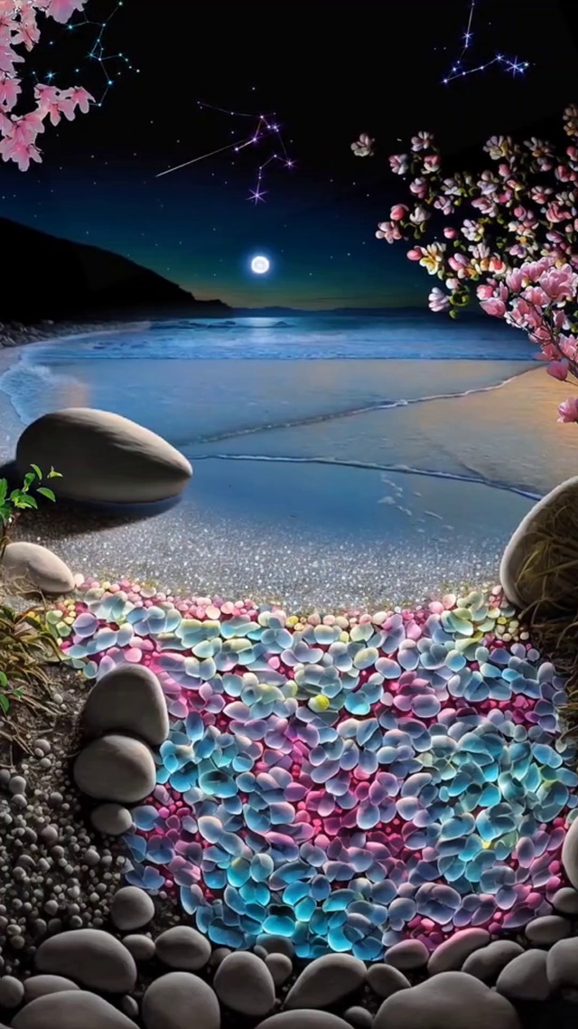 流星逐月