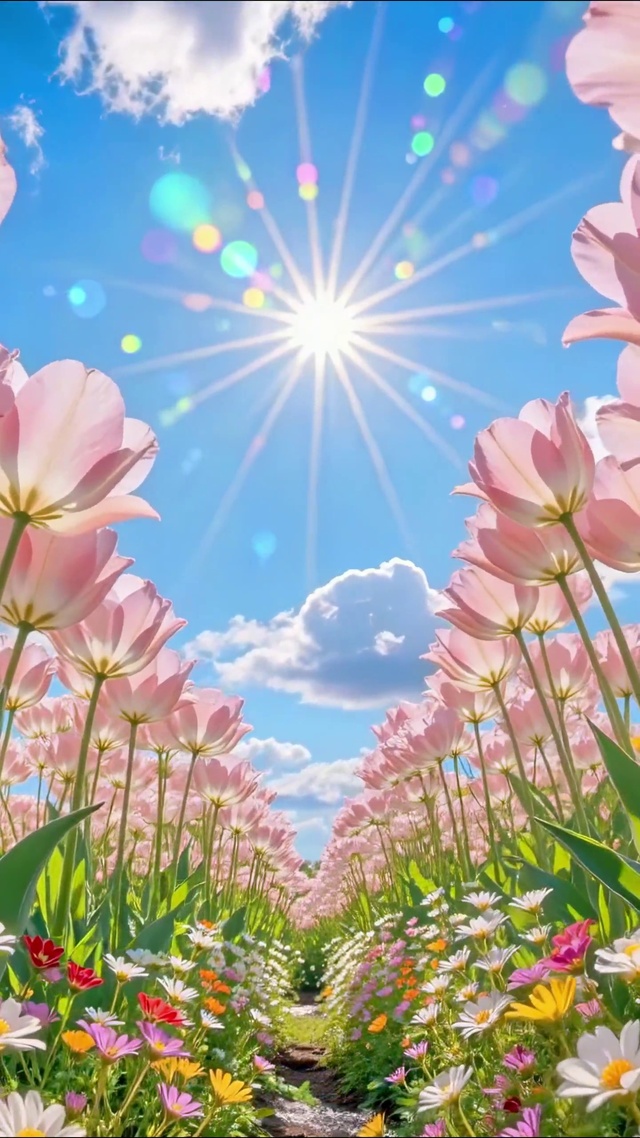 藏在花海里的春日童话