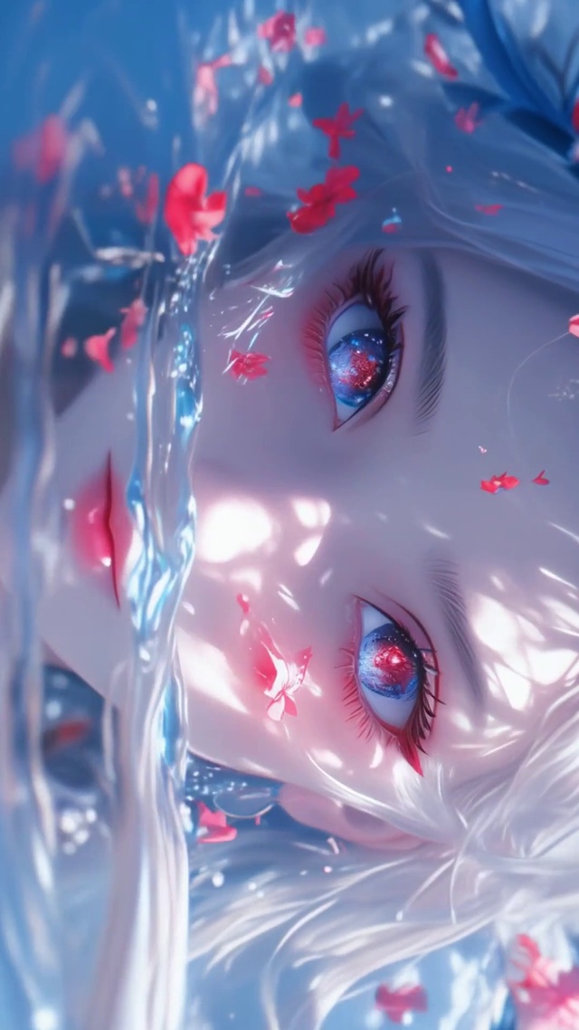 超美眼睛里有星星