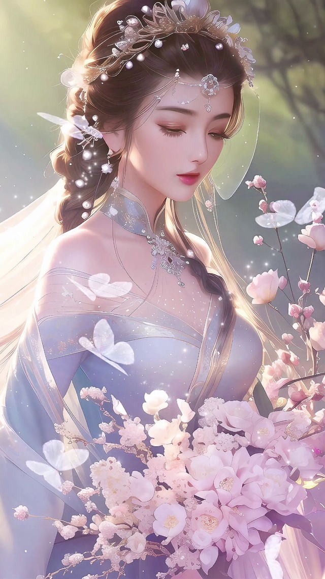 AI古典樱花美女