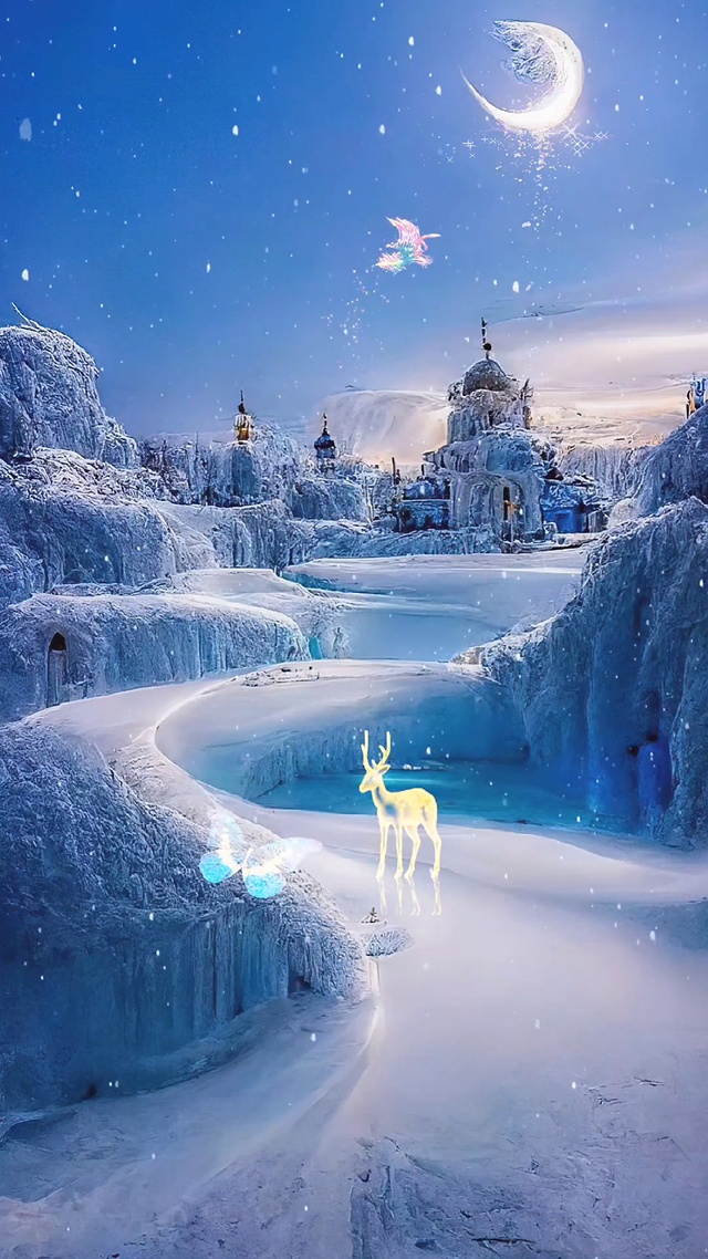 雪中城堡